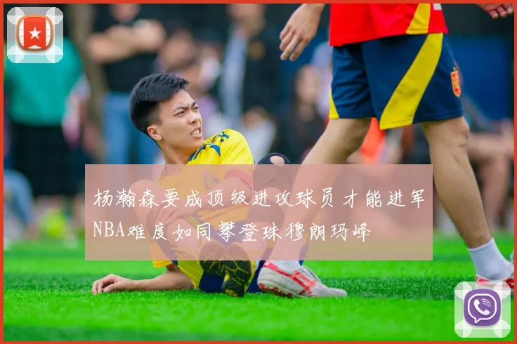 杨瀚森要成顶级进攻球员才能进军NBA难度如同攀登珠穆朗玛峰